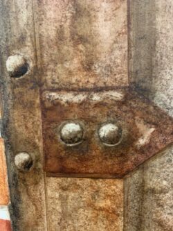 Effet serrure rouillée