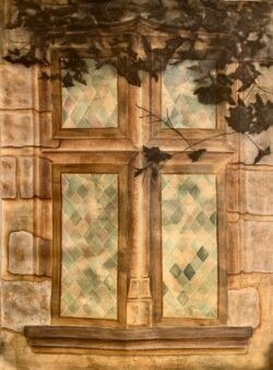 fenêtre à meneaux caractéristique de la Renaissance Fenêtre à meneaux